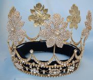 Corona De  Cristal  UNISEX  Para Reina o Rey CARNAVAL DE ORLEANS