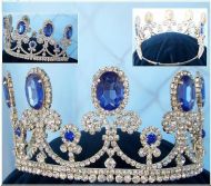 Corona para Reina o Princesa de pedreria swarovski The Clarisse