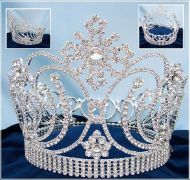 Corona de Reina dorada de pedreria swarovski THE VALERIA