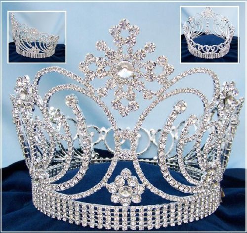 Corona de Reina dorada de pedreria swarovski THE VALERIA