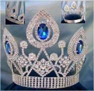 Corona de Pedreria Swarovski UNIVERSAL ZAFIRO para Reina o Princesa