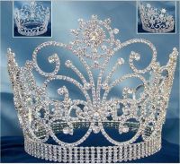 Corona para Reina, Princesa de cristal swarovski COMPLETA Butterfly