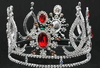 Corona Plateada Completa UNISEX para Rey o Reina