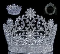Corona para Reina, Princesa de cristal swarovski COMPLETA  MAGESTIC FLORAL
