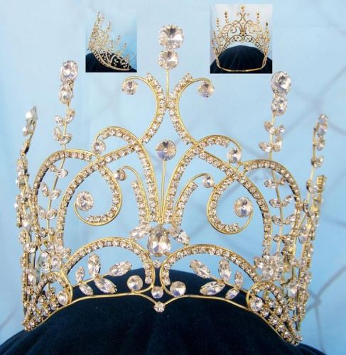 Corona para Reina, Princesa de cristal swarovski large Leaey-Spray 1905 English