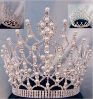Corona para Reina, Princesa de cristal swarovski COMPLETA MAGESTIC PEARLS