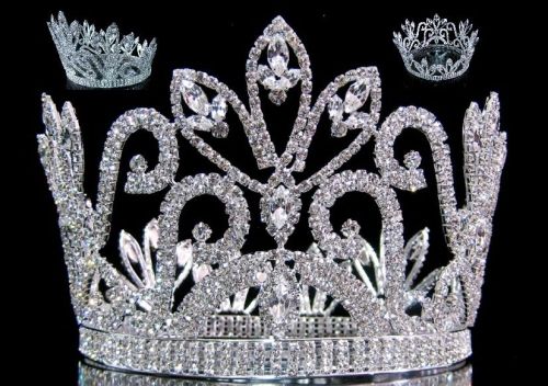 Corona Unisex de Cristal Swarovski para Rey o Reina