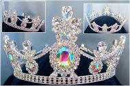 Corona UNISEX de Cristal Swarovski para Reina o rey Royal Tsarina State completa