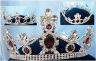 Corona UNISEX de Cristal Swarovski  para Reina o rey  Royal Tsarina State completa