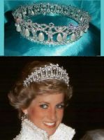 Corona para Reina, Princesa de cristal swarovski PRINCESA DIANA
